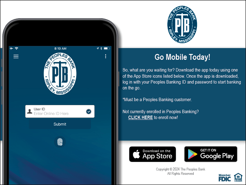 Peoples Banking Online Ad